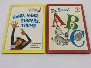 2x DR SUESS books - Hardcover ABC 1964 1st Edition & HAND, HAND, FINGERS, THUMB - Bild 1 von 6