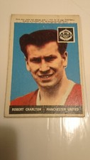 Bobby Charlton Rookie Card - A & BC 1958-59 1st Edition - Good/Reasonable Con