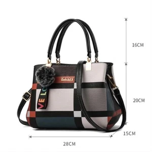PU Leather Casual Crossbody Bags For Women Luxury Designer Tote Handbag Shoulder - Picture 1 of 6
