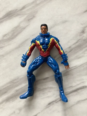 Vintage Total Justice Black Lightning DC Comics Action Figure 1997 Cover