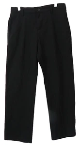 Cat & Jack Kids Boys School Uniform Pants 16 Black Straight Leg Adjustable Waist - Picture 1 of 5