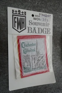 Chichester Cathedral Woven Cloth Patch Badge (L36S) - Picture 1 of 2