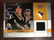 2009 2010 Upper Deck Pittsburgh Penguins Mario Lemieux Game Jersey Card