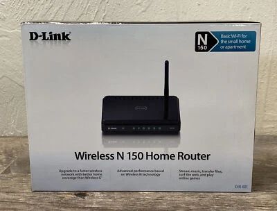 D-Link DIR-601 150Mbps Wireless-N WiFi 4-Port Internet Home Router w/ Firewall - Image 1 of 4