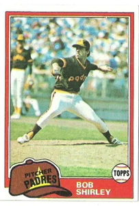 BOB SHIRLEY SAN DIEGO PADRES #49 - TOPPS NM-MT 1981 - Picture 1 of 2