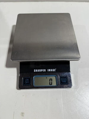 SHARPER IMAGE Precision Digital Scale-WORKS! Max Weight 11 LBS - Image 1 of 4