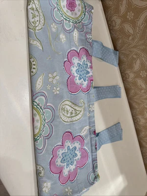 Pottery Barn Kids Girl’s Standard Size Blue Paisley Flower Pillow Sham - Image 1 of 4