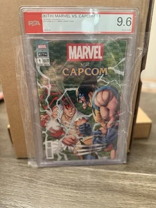 KITH MARVEL VS. CAPCOM #1 SEPTEMBER 2025 GREEN WOLVERINE VS. RYU VARIANT PSA 9.6 - Picture 1 of 5