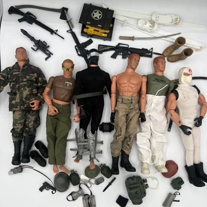 HUGE LOT OF VINTAGE G.I. Joe 11" Figure and Accessories FREE SHIPPING - Picture 1 of 24