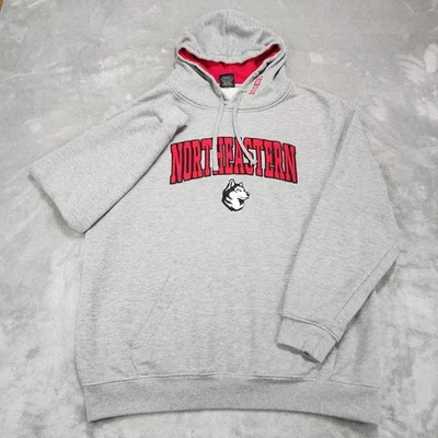 Sudadera con Capucha Northeastern Huskies Para Hombre XL Gris Rojo Baloncesto Universitario Foto 1 de 4