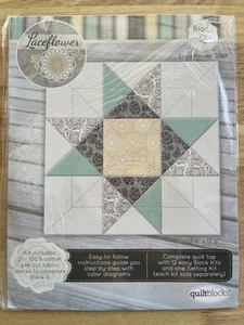 Joann Stoffstückliste Laceflower Quilt Block Kit 9 Laceflower Star 2016 - Bild 1 von 4