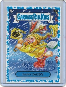 Garbage Pail Kids GPK Series 1 Late to School SPIT BLUE - RAINY DAISY 92A 94/99