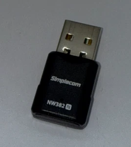 Simplecom NW382 N300 WiFi 300Mbps mini USB 2.4GHz Wireless Dongle Adapter - Picture 1 of 1