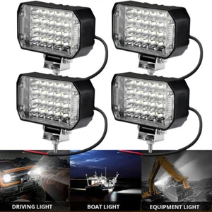 2/4x 4inch 800W LED Work Lights Bar Spot Pods Fog Lamp Offroad Driving Truck ATV - Bild 1 von 17