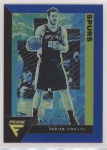 2020-21 Panini Flux Blue Prizm /99 Jakob Poeltl #161