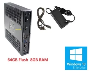 WYSE Dell 5060 Thin Client QuadCore 64GB Flash 8GB RAM w/Windows 10 + Power - Picture 1 of 1