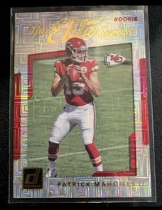 2017 Panini Donruss Patrick Mahomes II The Elite Series Rookie RC #7 Chiefs - Picture 1 of 2