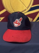 Cleveland Indians MLB Vintage Chief Wahoo Snapback Hat Cap 90s Top Of The World