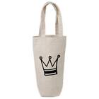 'Crown' Cotton Wine Bottle Gift / Travel Bag (BL00007573)
