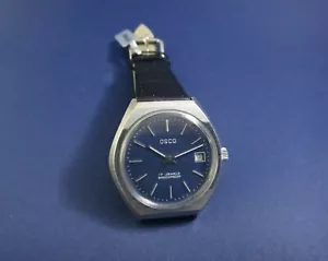 OSCO 17 Jewels stoßfeste mechanische Made in Germany Vintage klassische Uhr - Bild 1 von 10