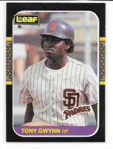 1987 Leaf Tony Gwynn #235 NM Padres