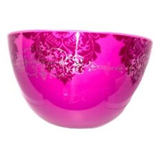 Target 4pc Nesting Melamine Pink & Silver Metallic Hot Pink Barbiecore Bowls