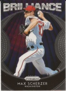 2019 PRIZM BRILLIANCE # B8 - MAX SCHERZER - WASHINGTON NATIONALS  - Picture 1 of 2