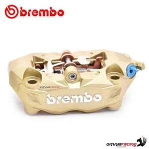 Brembo monobloc radial brake caliper right front M432B gold 100mm wheelbase - Picture 1 of 10