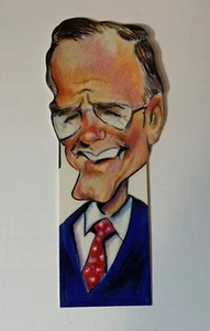 VTG 1990 George W Bush Bookmark “Book Bites” OSP Publishing # 26-170 Laminated - Picture 1 of 2