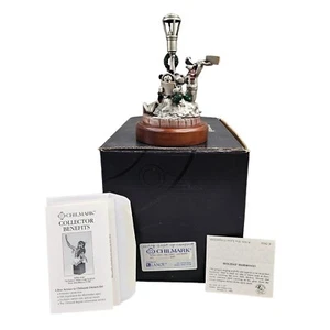Mickey & Co.  Chilmark 1995 Holiday Harmony Mickey Mouse Fine Pewter Figurine - Picture 1 of 13