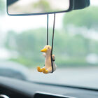 Cute Anime Car Accessories Swing Duck Pendant Auto Rearview Mirror Ornaments-wi