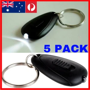 5 PACK Small LED Flashlight Keyring Key Chain Torch Light Lamp KEYS keychain - Picture 1 of 6