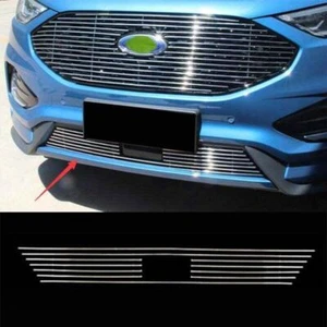 1PCS Chrome Steel Front Lower Bumper Mesh For Ford Edge 2019-2021 Grill Grille - Bild 1 von 7