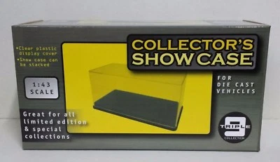 VETRINA TECA BOX PER MODELLINI AUTO SCALA 1:43 SHOWCASE PER MODELLISMO TRIPLE 9 - Immagine 1 di 4
