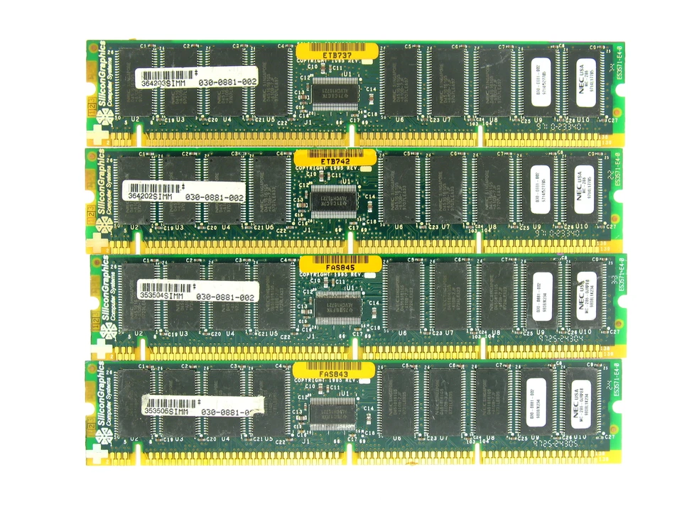 Silicon Graphics 030-0881-002 64MB 4X16MB DIMM Memory - Image 1 of 1