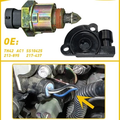 Válvula de controle ocioso e sensor de posição do acelerador compatível com 1991-1995 Chevrolet C1500 - Imagem 1 de 4