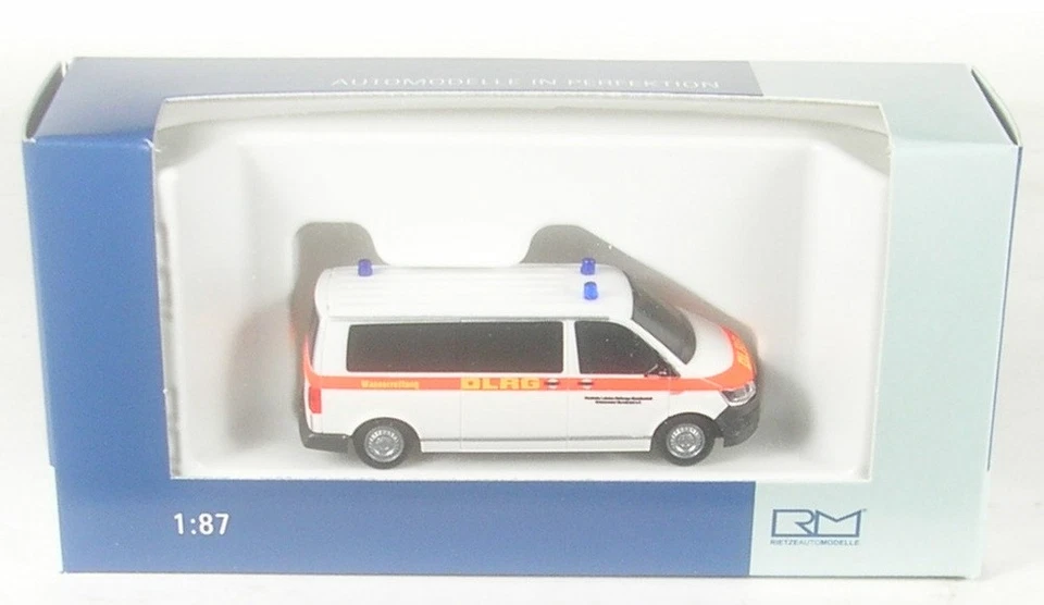 VW T6 DLRG Salvataggio Acquatico Geretsried 1:87 Rietze - Immagine 1 di 1