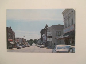 Dodgeville Wisconsin Postcard Street view Friendly city Iowa County WI - Picture 1 of 2