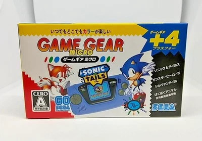 SEGA Game Gear Micro 4 Games Preloaded Blue Used Tested Working Free Shipping - Image 1 of 4