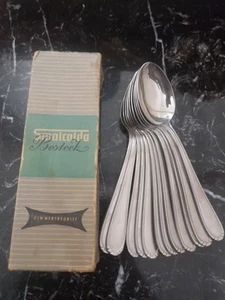 Vintage Smalcalda Besteck 12 Spoons 146/42 Brand New Collectible - Picture 1 of 9