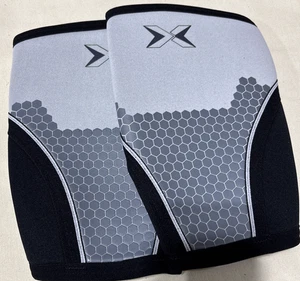 PICSIL KNEE SLEEVES 7mm 0.2 1 PAIR Medium White UNISEX NEW PICSIL KNEE SLEEVE - Picture 1 of 8