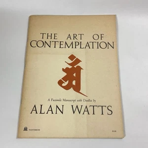 Die Kunst der Kontemplation 1972 Ein Faksimile-Manuskript mit Kritzeleien von Alan Watts - Bild 1 von 12