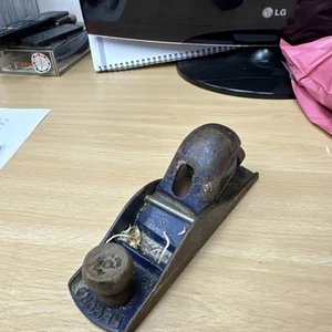Vintage Record No. 0120 Block Plane Tool Made in England Carpenters Tools - Foto 1 di 11