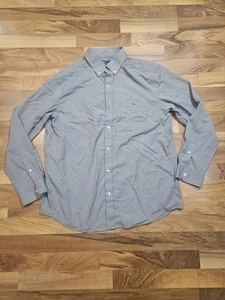 Camicia Vineyard Vines Performance Tucker L grigia a quadri Gingham vestibilità classica - Foto 1 di 7