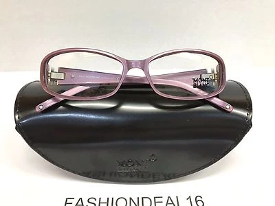 Nuevas gafas Montblanc auténticas MB 343 púrpura perla MB343 081 54-15-135 RX Foto 1 de 4