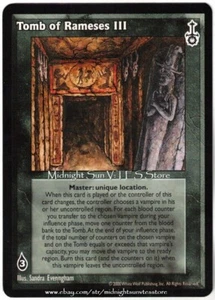 Tomb of Rameses III Sabbat War V:TES VTES Vampire CCG - Picture 1 of 1