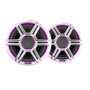 Fusion Apollo 7.7" LED Marine Speakers Pair 400W w/ White Grilles IP67 CRGBW - Picture 1 of 5