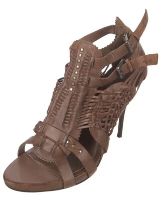 *Allsaints Spitalfields Jacks Place Punta Abierta Plataforma Bomba Para Mujer 10 EE. UU./40 Foto 1 de 4