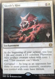 Skrelv's Hive - PROMO Stamp RARE Magic: the Gathering MtG TCG Card # 034 - Picture 1 of 1