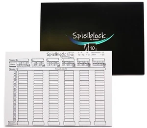 Spielblock Kartenspiel Ersatzblock verwendbar für Phase 10 Karten Spiel - Bild 1 von 5